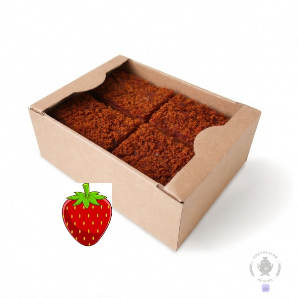 №3 Пряник 1кг с фруктовой начинкой Клубника в Нальчике
