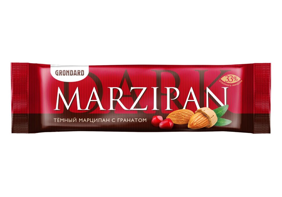  TM Grondard     (10973) Батончики глазированные Марципановые ГРАНАТ, (24шт по 50г)       в Нальчике